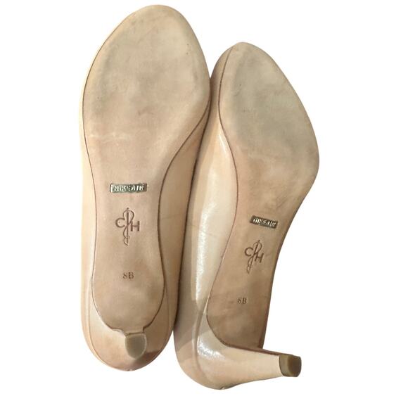 Cole Haan Nude Leather Heels  Round-Toe Pumps  Nike Air Collab – Size 8 - Picture 8 of 9